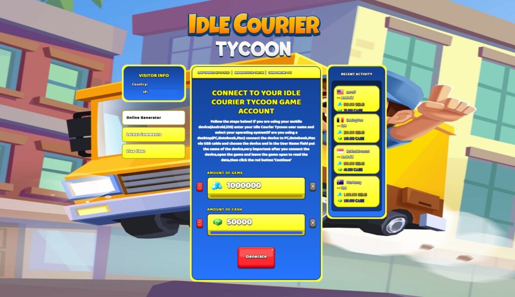 idle-courier-tycoon-cheat-hack