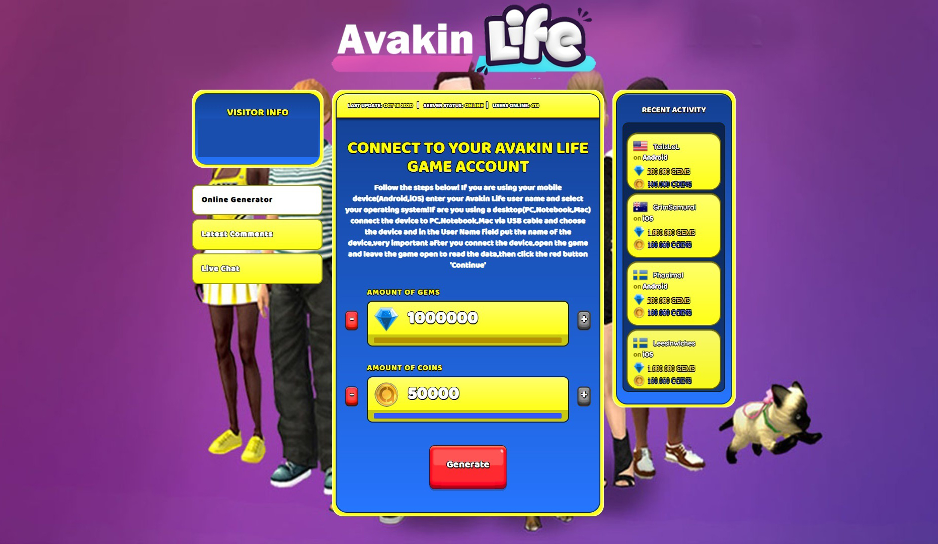 Avakin Life Hack Mod Gems and Coins Mobile Game Tricks